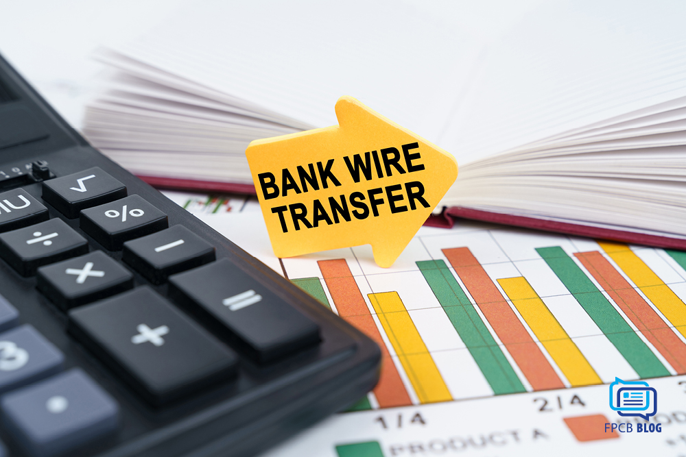 bank wire transfer sign